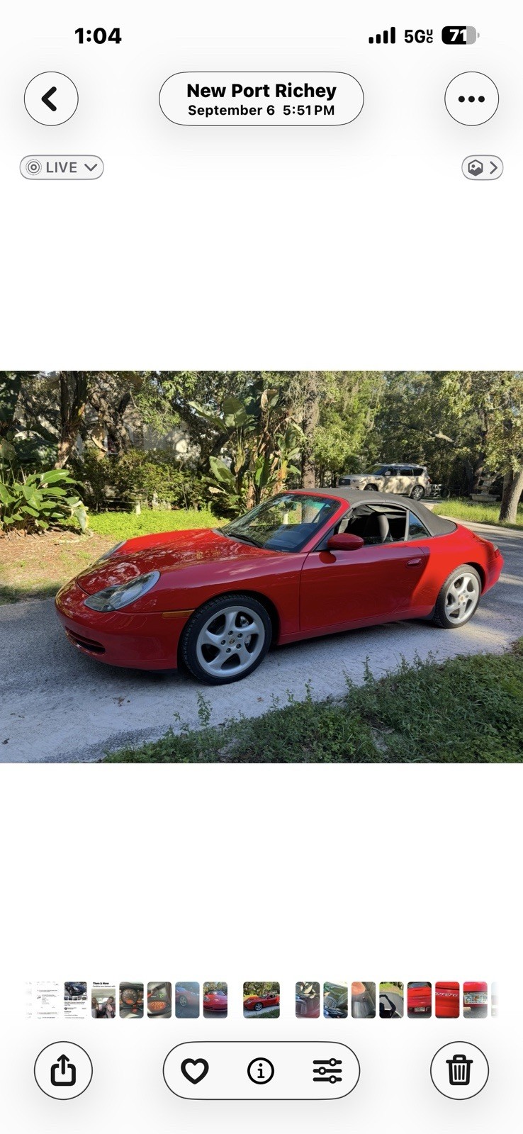 Porsche911 Carrera4 Cabriolet 153kMiles Runs Drives Great cleanTitle Guards Red