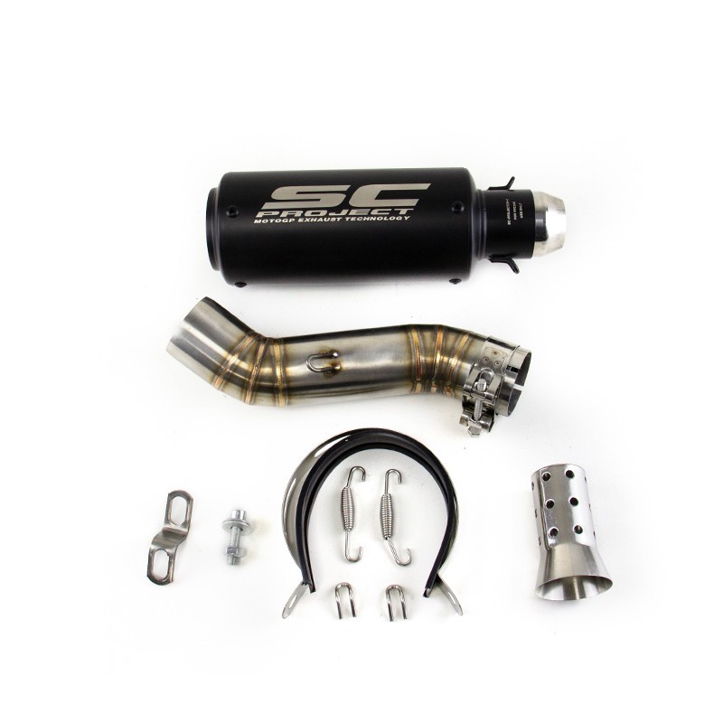CBR500R 2016-2026 for Honda CB500F CB500X Exhaust Mid Tail Pipe Slip on Muffler