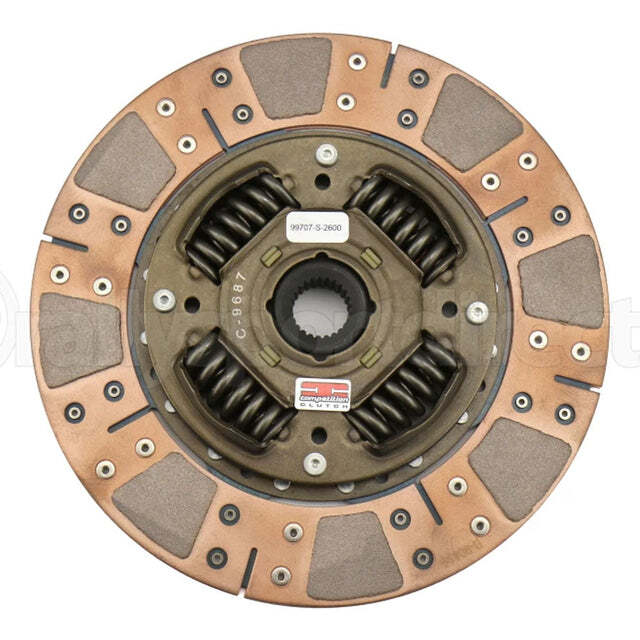 Comp Clutch 99707-S-2600 Stage 3 Segmented Ceramic Disc for 04-21 Subaru STI