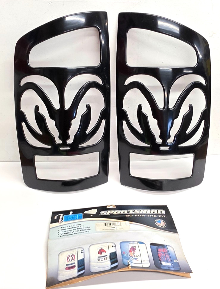 NOS Vtech Tailight Covers 2002-2006 Dodge Ram Horns 27703