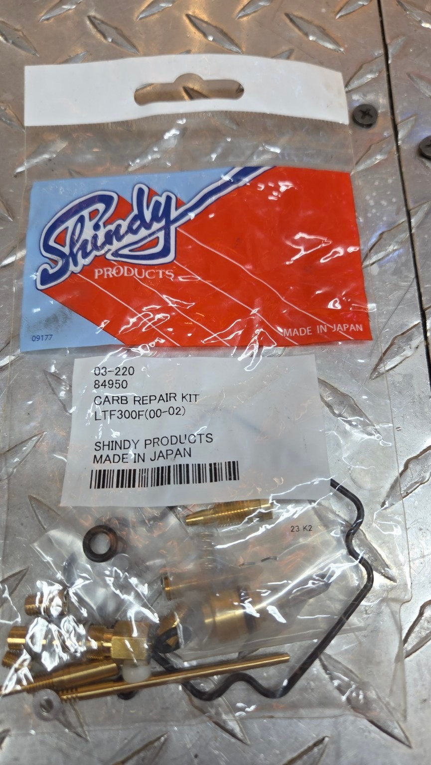 2000-2002 Suzuki LT-F300F KingQuad Shindy Carburetor Repair Kit 03-220