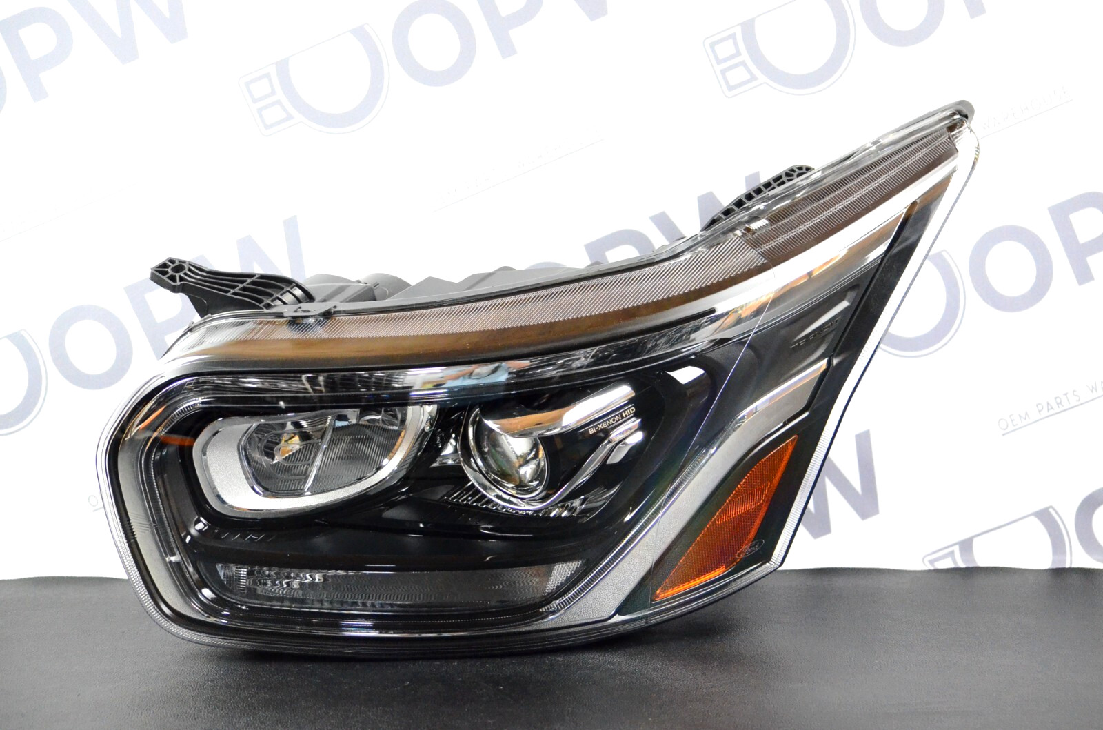 Perfect 2020-2026 Ford Transit Bi-Xenon Chrome LED Headlight Left Driver LH OEM Perfect 2020-2026 Ford Transit Bi-Xenon Chrome LED Headlight Left Driver LH OEM