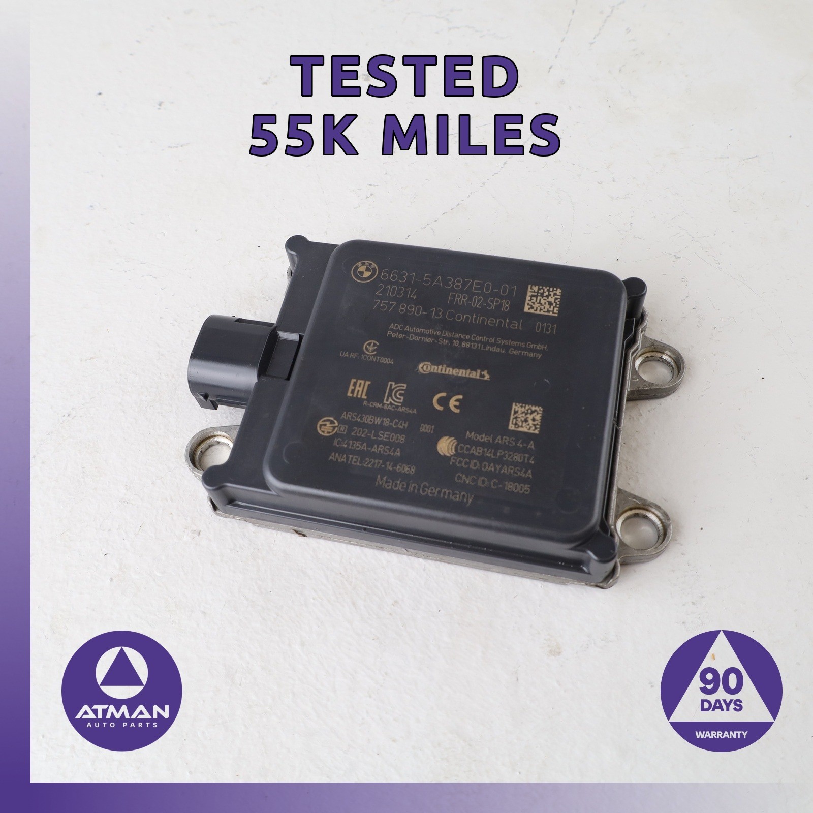 BMW G05 X5 X6 M440i M340i 540i 840i X3 RR ACC Cruise Radar Module Sensor OEM 55k BMW G05 X5 X6 M440i M340i 540i 840i X3 RR ACC Cruise Radar Module Sensor OEM 55k