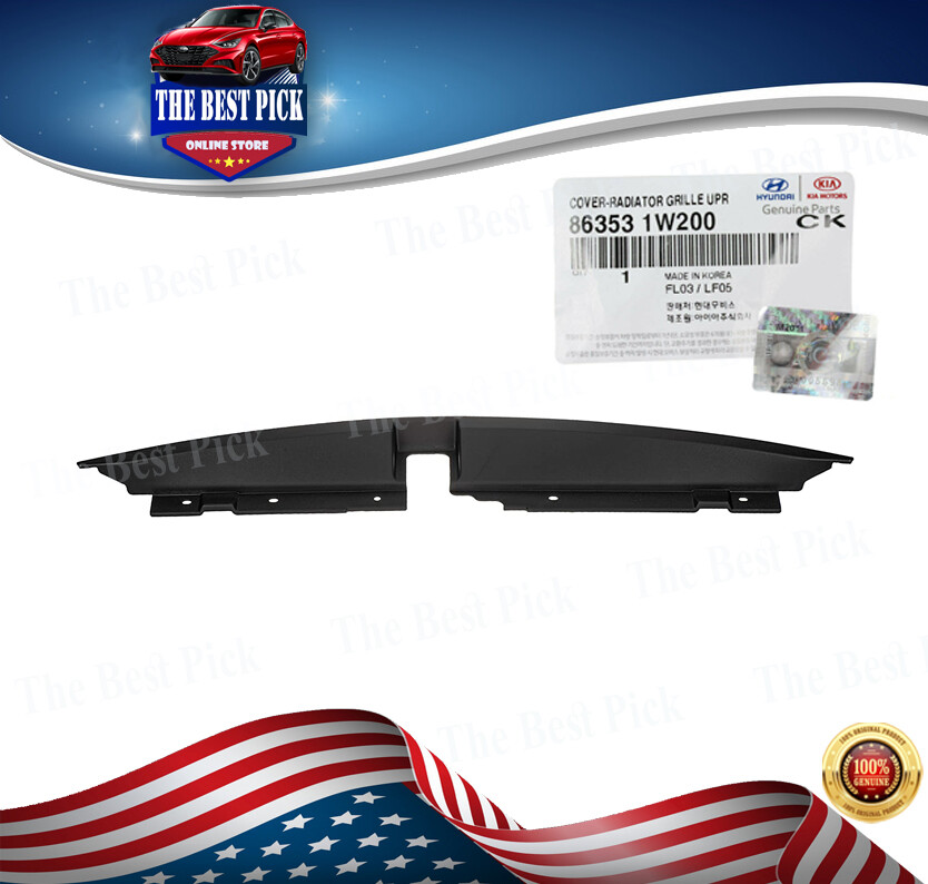 GENUINE COVER RADIATOR GRILLE UPPER (SIGHT SHIELD) 863531W200 KIA RIO 2012-2017