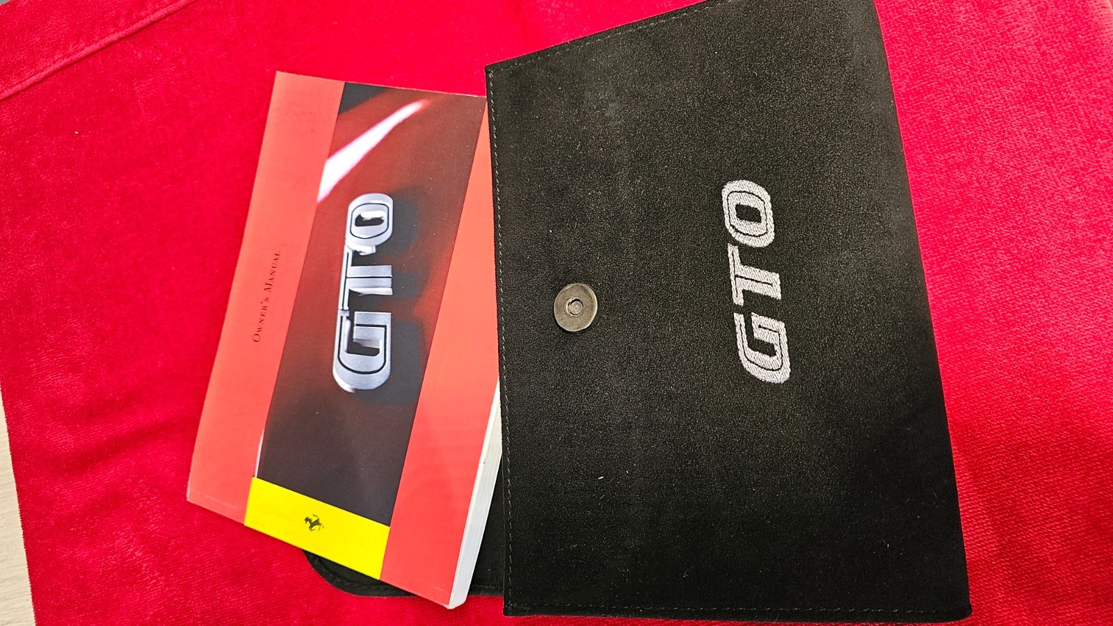 Ferrari 599 GTO - Original User Manual and Pouch