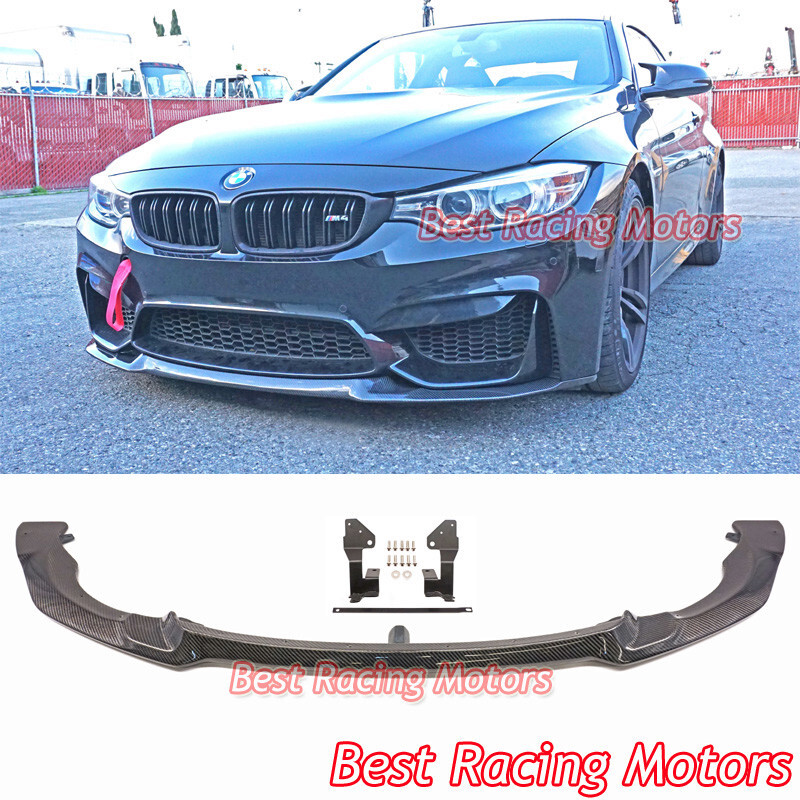 For 2015-2020 BMW F80 (M3) F82 (M4) CS Style Front Bumper Lip (Carbon)