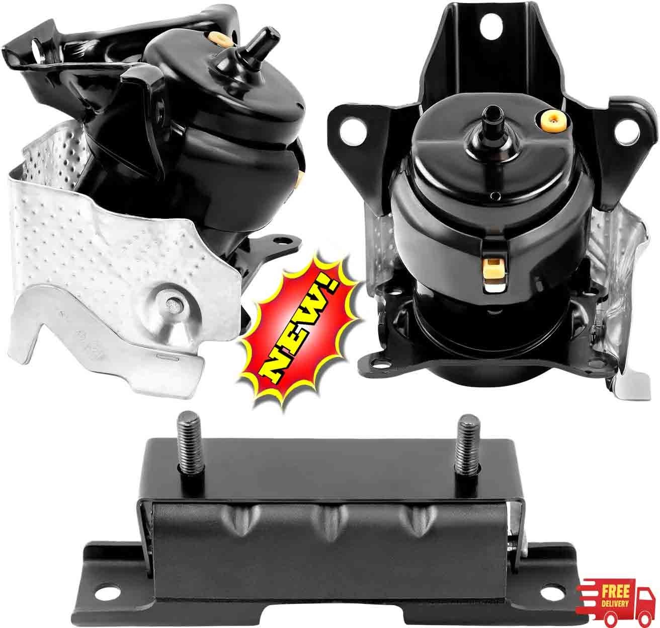 Soportes de motor (delanteros izquierdo y derecho) y soporte de transmisión comp