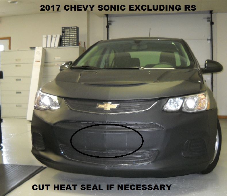 Lebra Front End Mask Bra Fits 2017-2020 Chevy Chevrolet Sonic Sedan 17-20