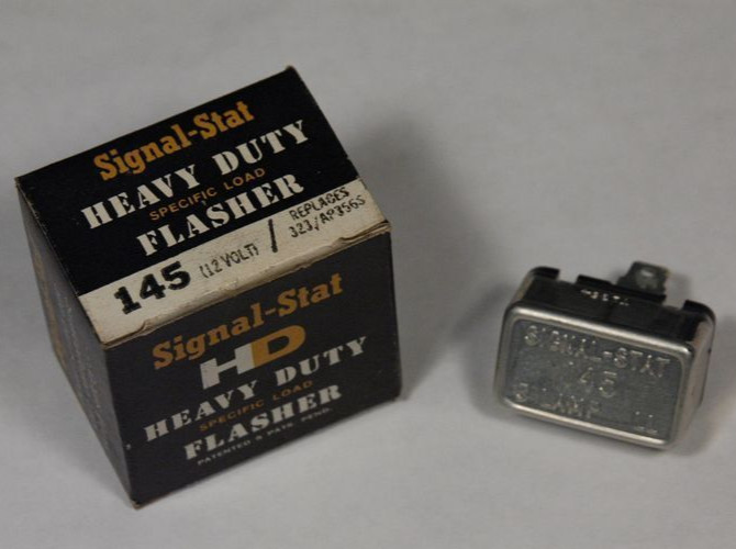1964-68 145 SIGNAL STAT FLASHER CORVETTE NOS NEW 1 FRONT & 2 REAR BULBS AT ONCE 