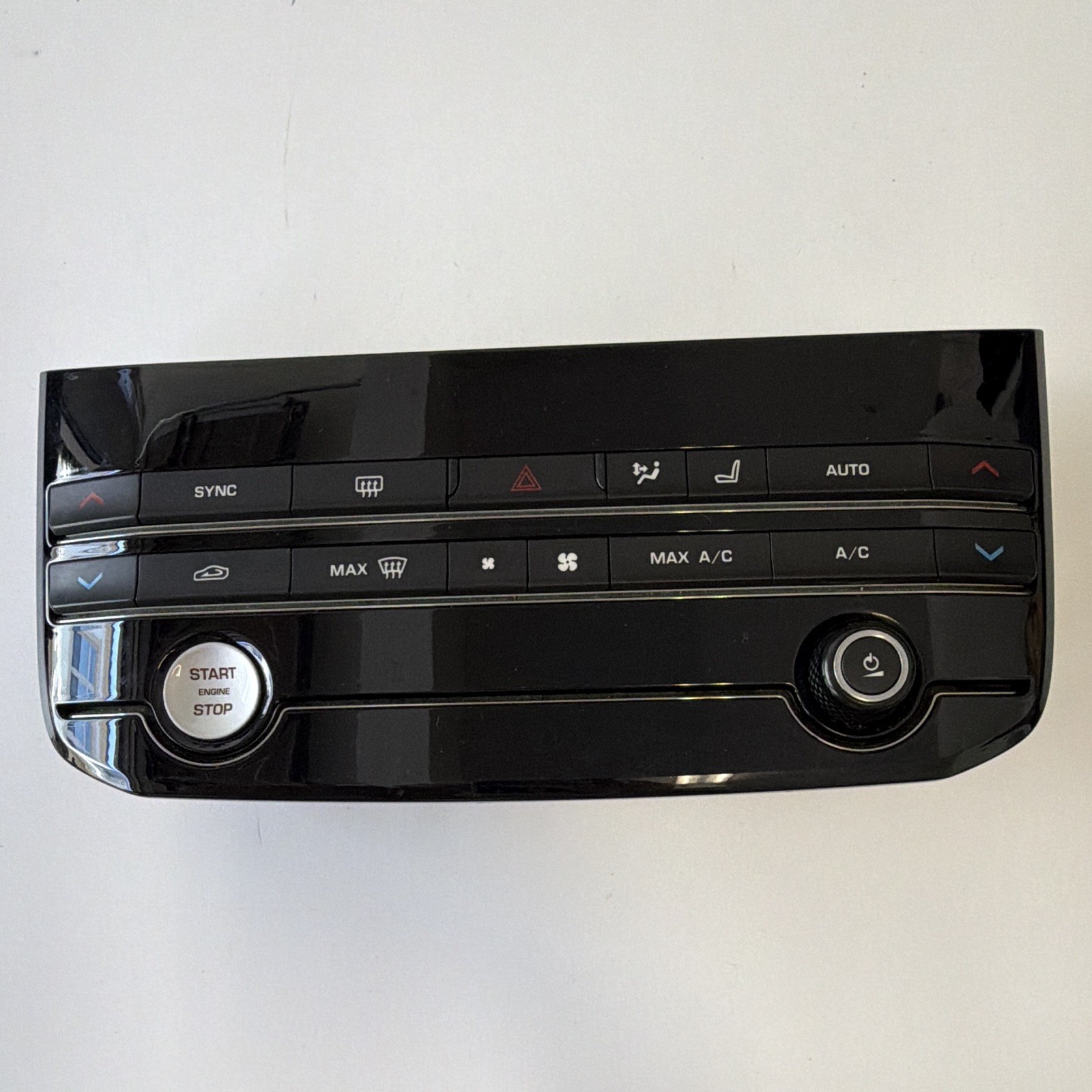 OEM Jaguar F-Pace Climate Control AC Panel Start Stop Button GX6318C858RE