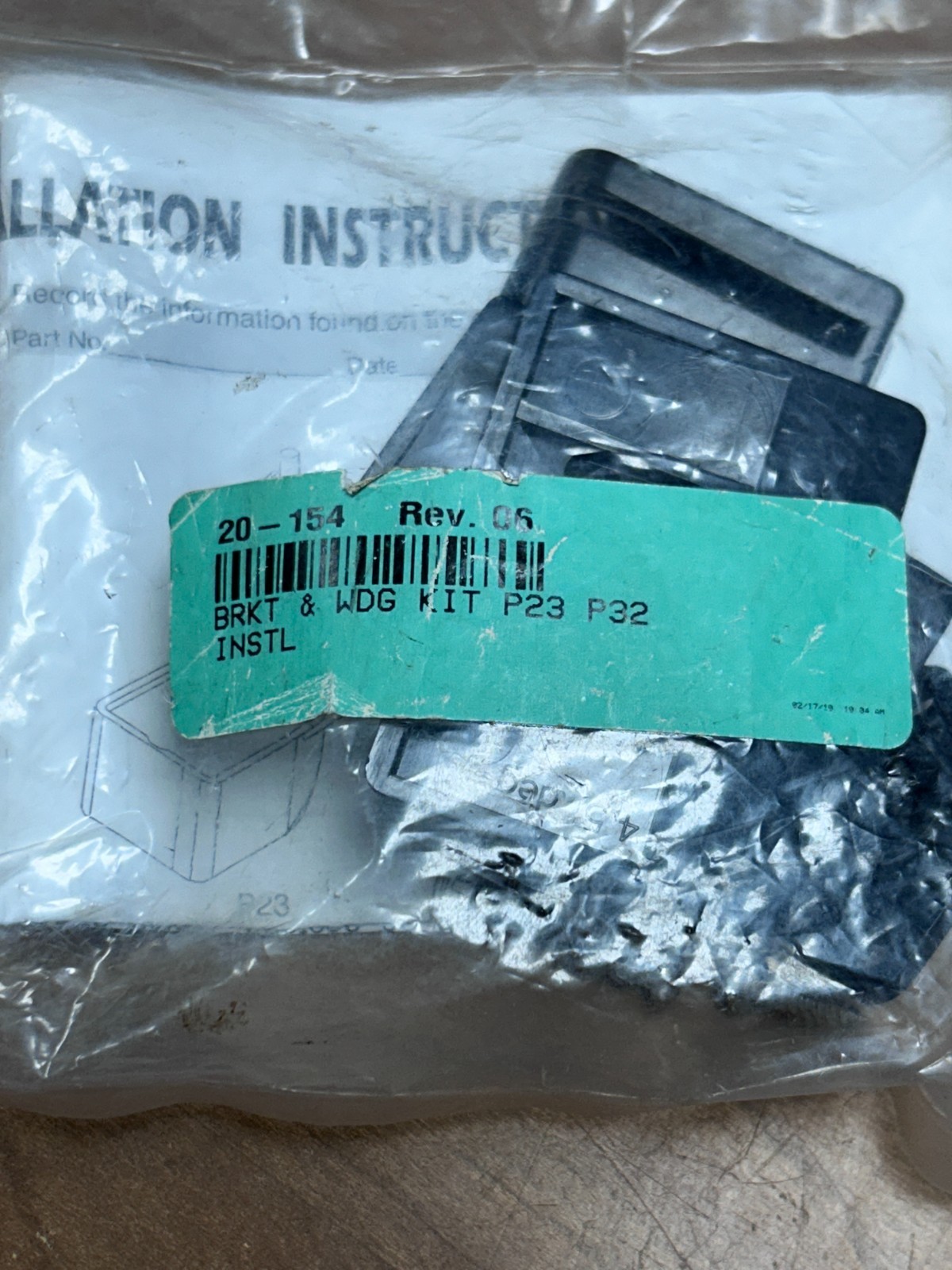 NOS Airmar for P23 P32 Transducers, Mounting Bracket Kit 20-154 NOS Airmar for P23 P32 Transducers, Mounting Bracket Kit 20-154