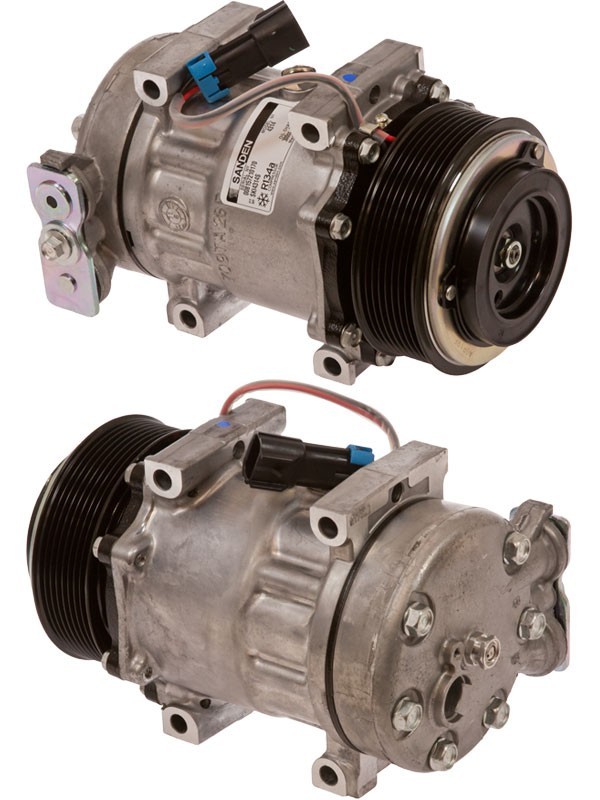 New OEM Sanden A/C Compressor Omega Fits Freightliner Sterling New OEM Sanden A/C Compressor Omega Fits Freightliner Sterling
