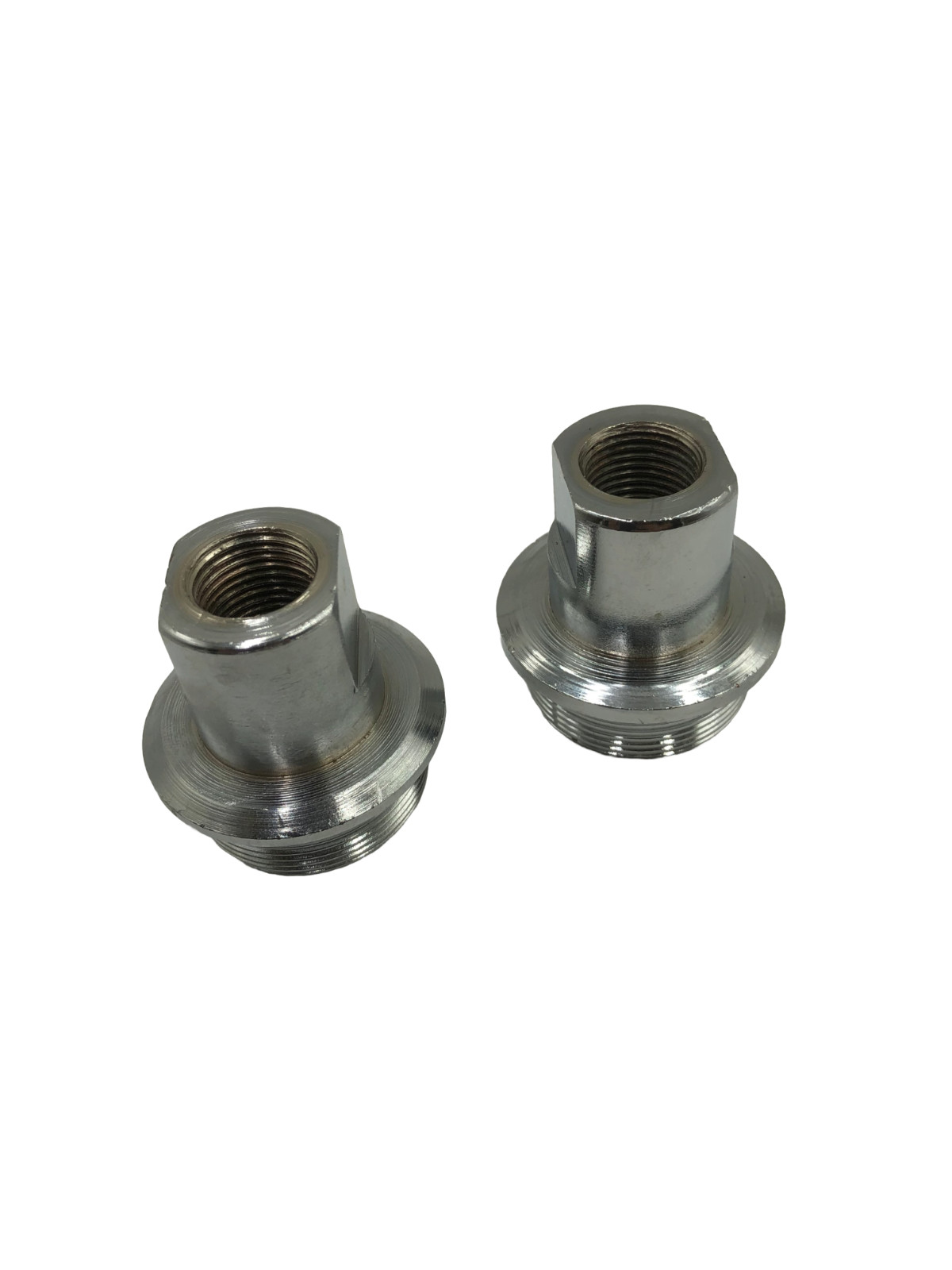 Chrome Inner Fork Tube Plug Set 41mm for Harley FL 1949-1976 #45776-49
