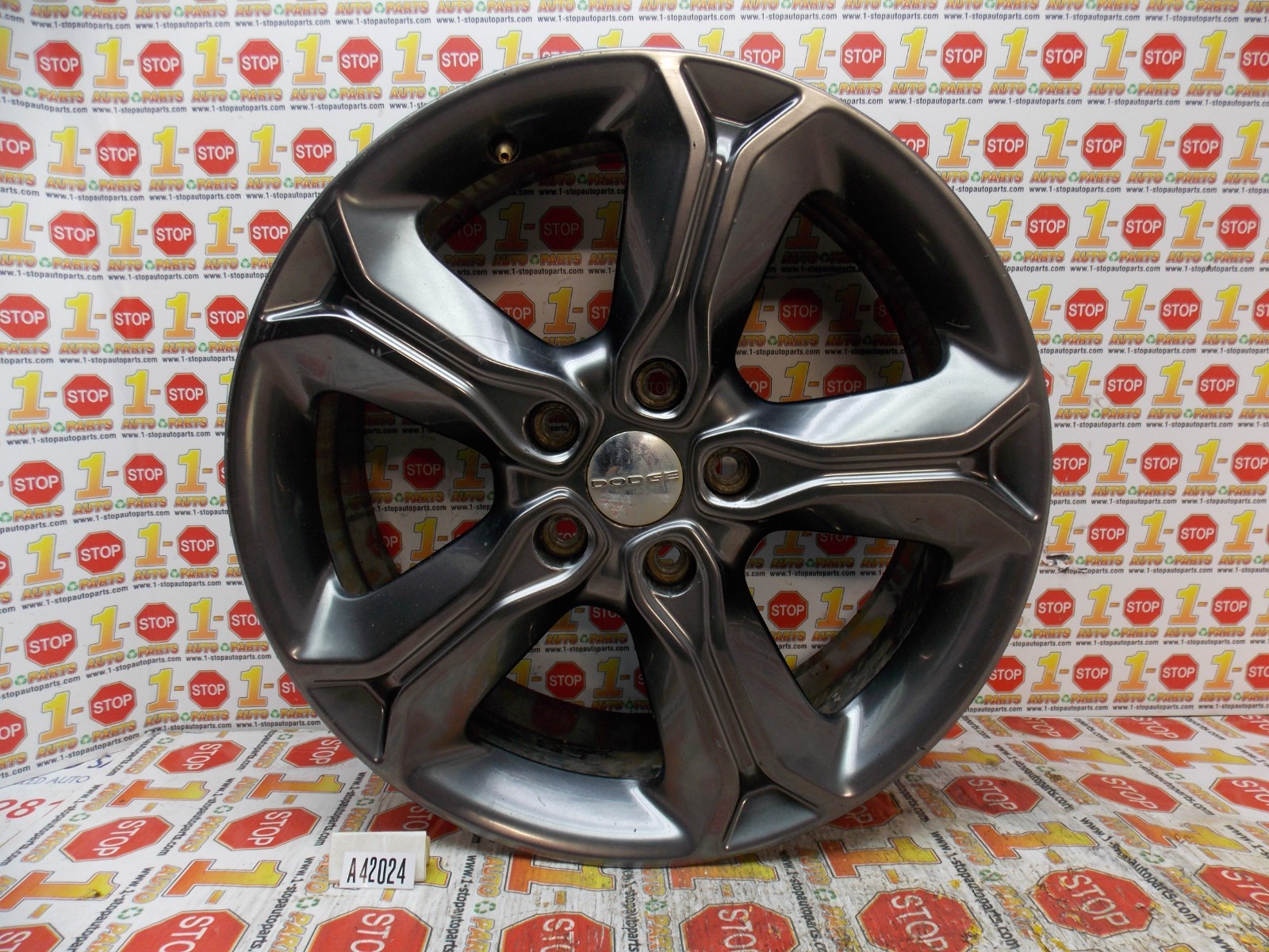 2014-2018 DODGE JOURNEY ALUMINUM HYPER BLACK 5-SPOKE WHEEL RIM 19X 19\
