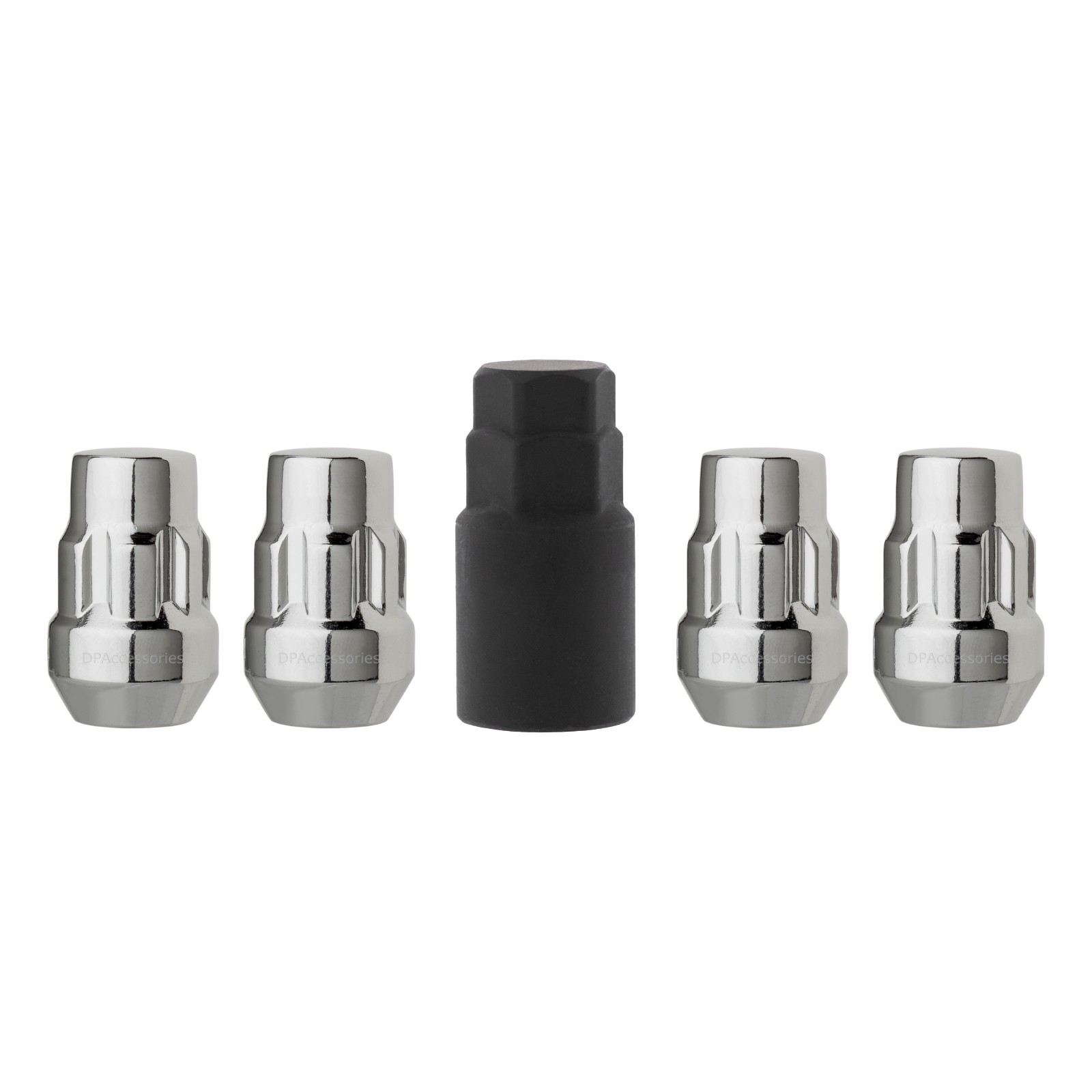 Chrome Wheel Locks compatible with 1992-1998 Pontiac Grand Am | Factory Rims