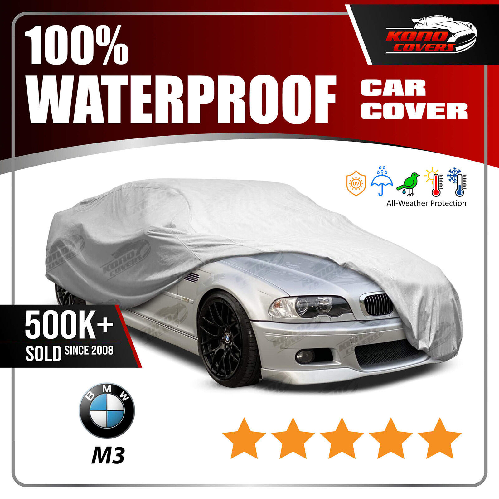Bmw M3 Convertible 6 Layer Car Cover 1998 1999 2001 2002 2003 2004 2005 2006