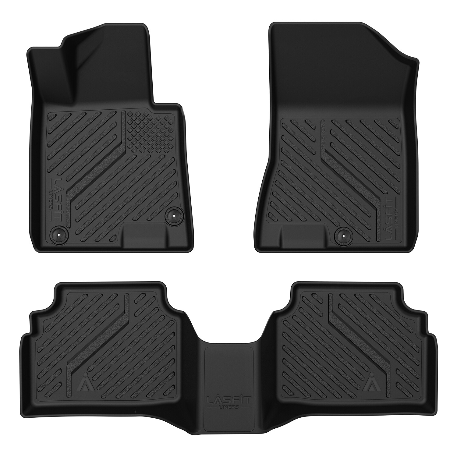 TPE 1st & 2nd Row Floor Liners for 2021-2025 Kia K5 AWD Floor Mats All Weather