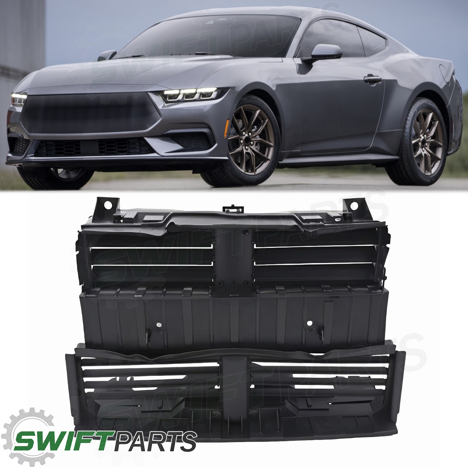 FOR 2024 2025 FORD MUSTANG PR3Z-8475-C SHUTTER ASSEMBLY RADIATOR CONTROL