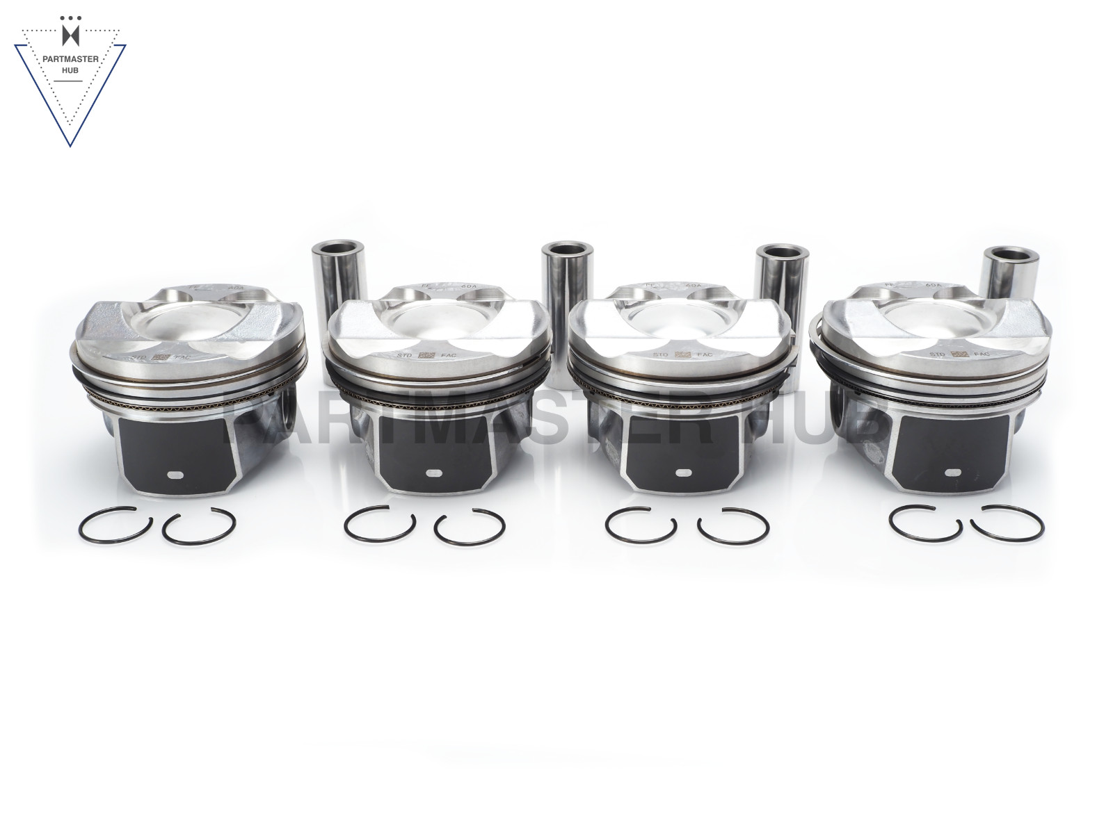 2018-2024 Land Rover Piston w/Rings 4PCS STD AJ200 2.0L4 Petrol 204PT Ingenium 2018-2024 Land Rover Piston w/Rings 4PCS STD AJ200 2.0L4 Petrol 204PT Ingenium