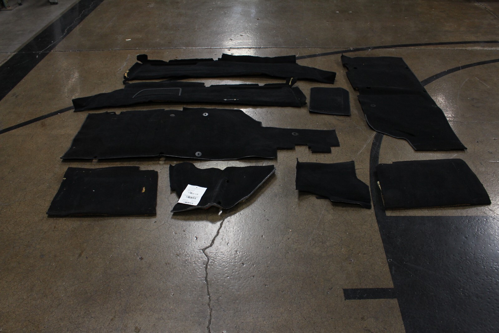 Lamborghini Gallardo, Spyder, Front Carpet, Full Set, Black, Used