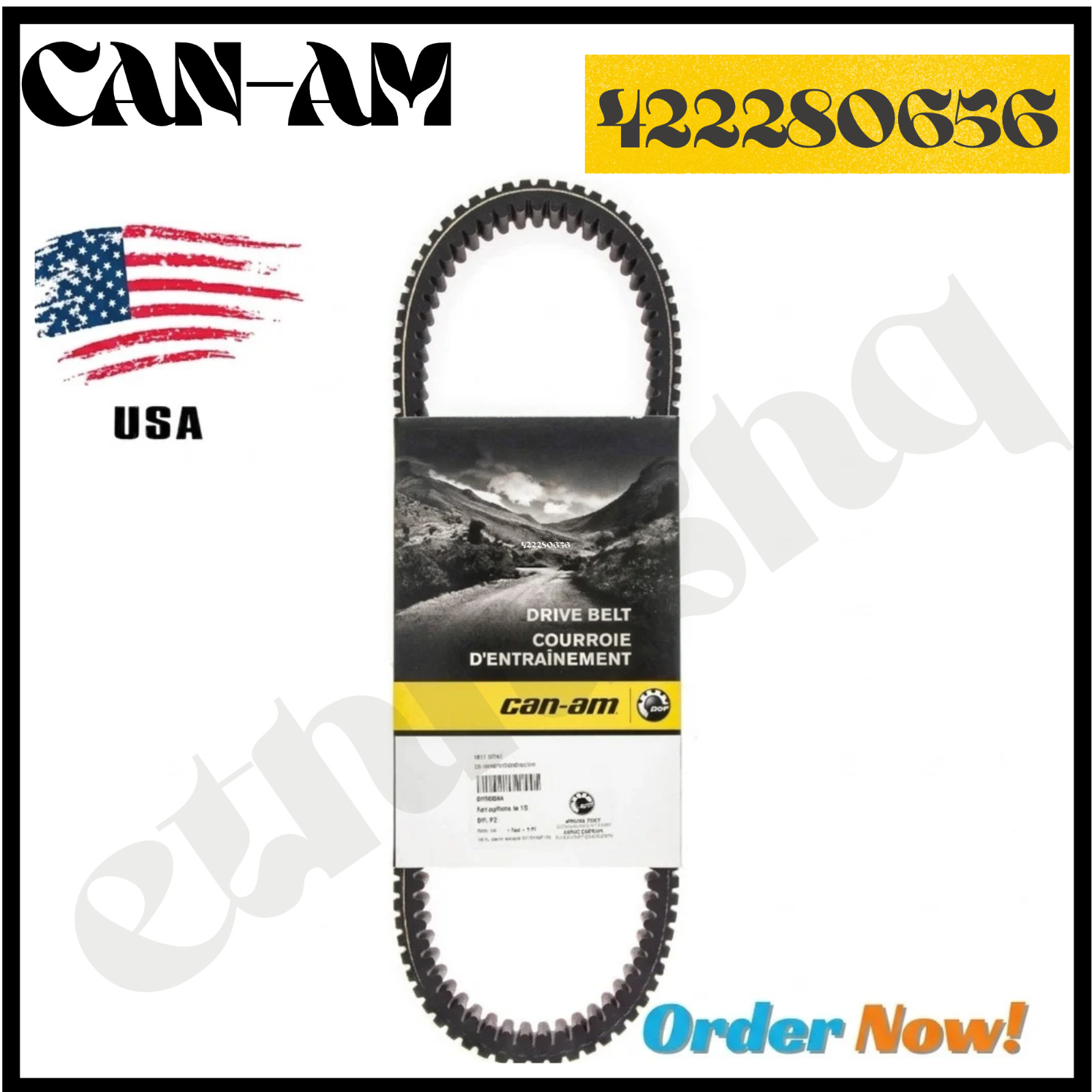 Can-Am OEM Drive Belt 422280656 Maverick,Defender HD8/10 High Performance belt Can-Am OEM Drive Belt 422280656 Maverick,Defender HD8/10 High Performance belt
