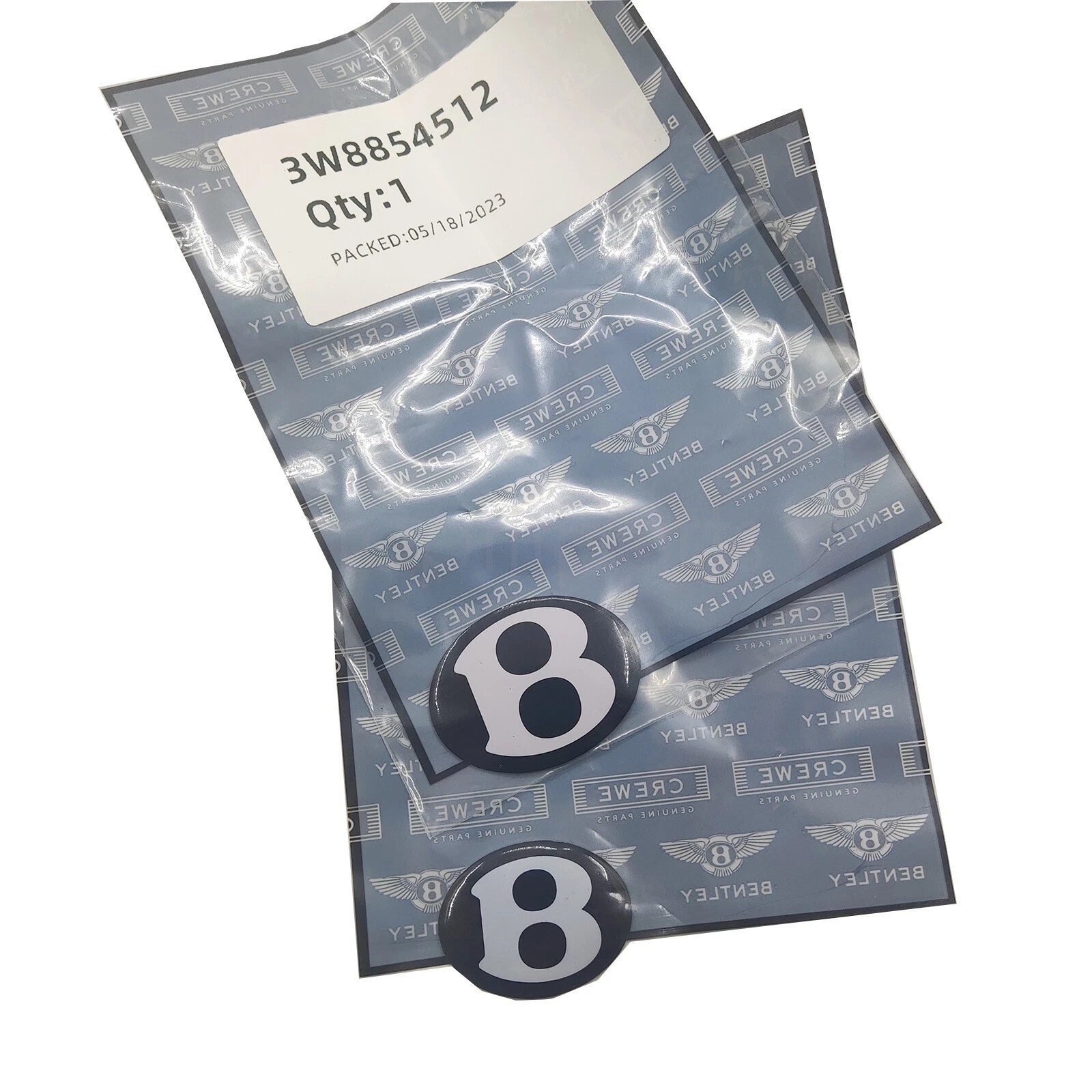New Black Hood & Trunk B emblem badge for Bentley Continental GT GTc Flying Spur New Black Hood & Trunk B emblem badge for Bentley Continental GT GTc Flying Spur