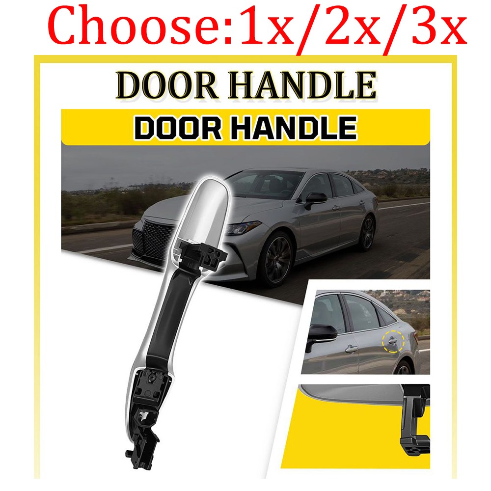 Silver Exterior Door Handle Front Right Rear LH/RH For 18-2023 Toyota Camry 1-3X