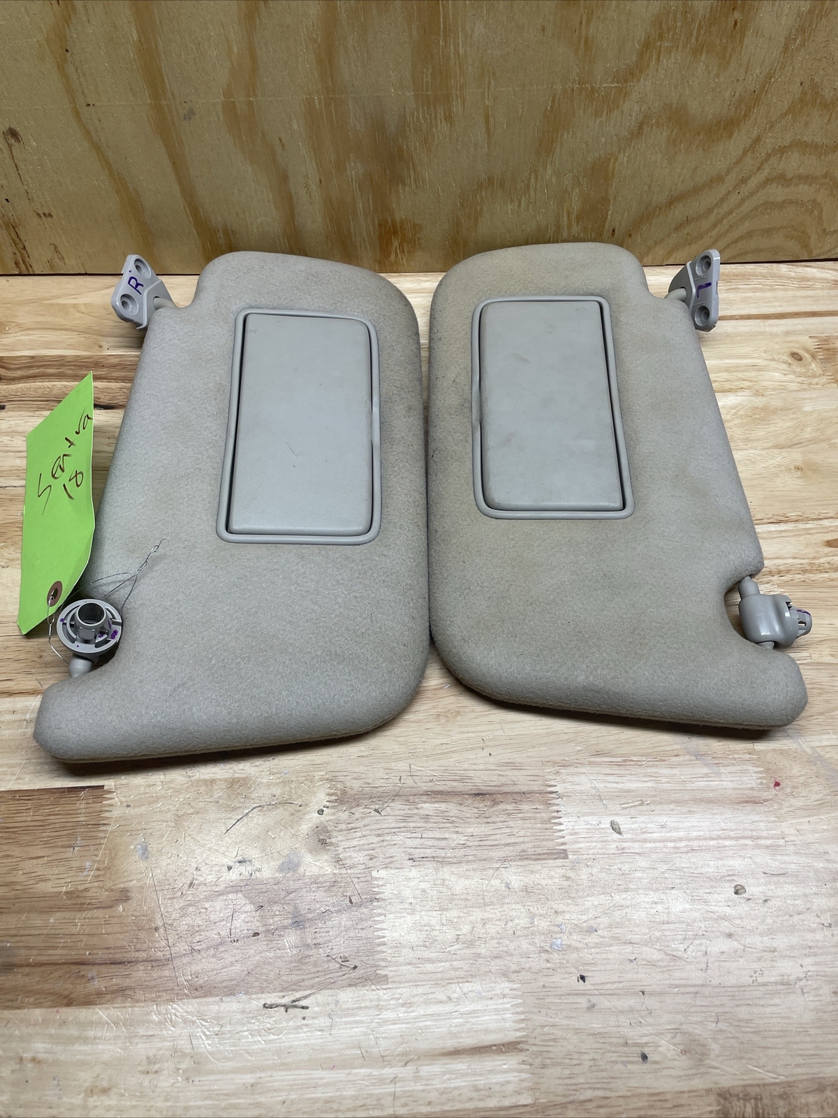 2013-2019 NISSAN SENTRA SUN VISOR SHADE SET SUNVISORS DRIVER PASSENGER OEM Gray