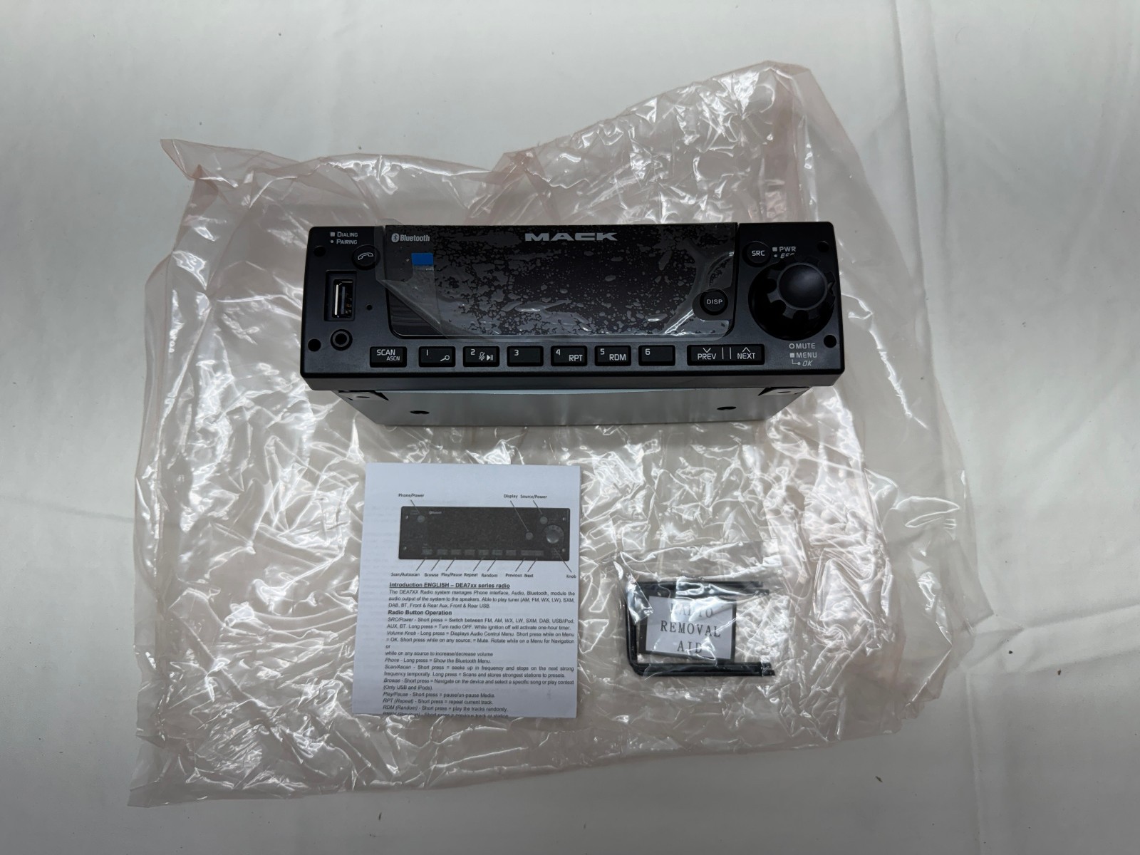 Genuine Mack Truck Radio DEA710 Blue 24162021