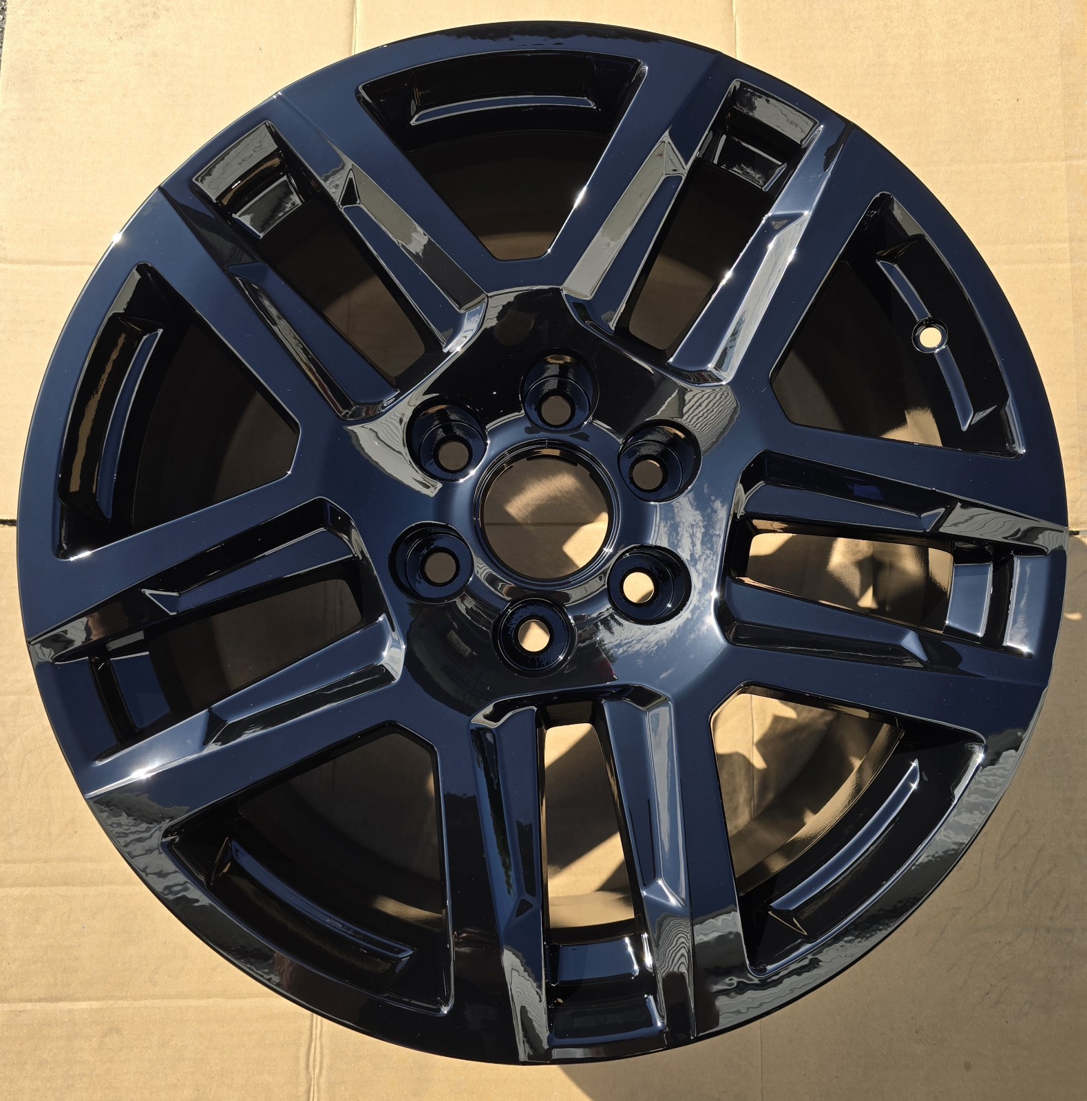 2019-2026 Chevrolet GMC Silverado Sierra OEM Factory BLACK Wheel Rim 23377017 2 2019-2026 Chevrolet GMC Silverado Sierra OEM Factory BLACK Wheel Rim 23377017 2