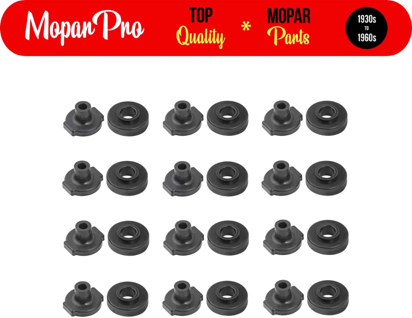1940s 1950s PLYMOUTH DODGE DESOTO CHRYSLER IMPERIAL NEW RUBBER BODY MOUNTS
