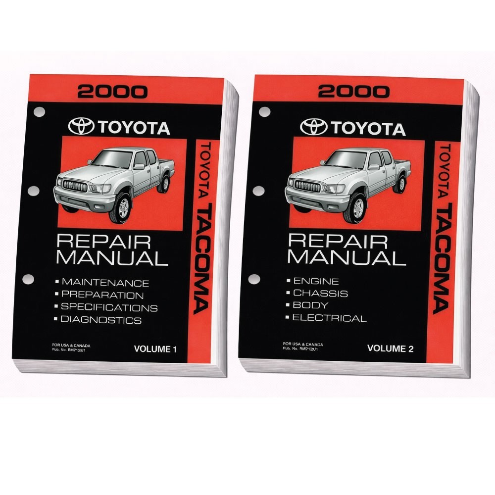 Shop Service Repair Manual fits 2000 Toyota Tacoma Engine Chassis Body