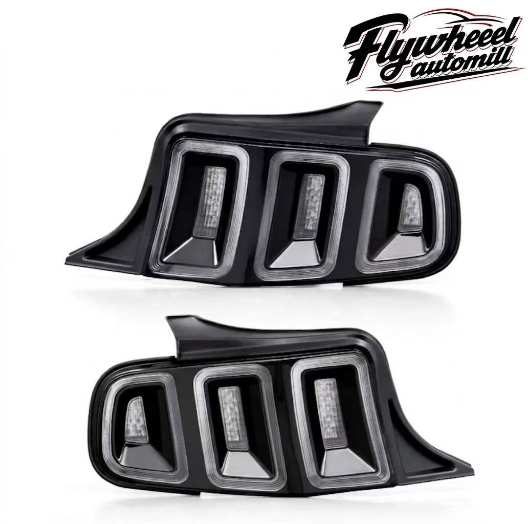 For 10-14 Mustang Black Full LED Sequential Tail Lights & Brake Lamps Assembly