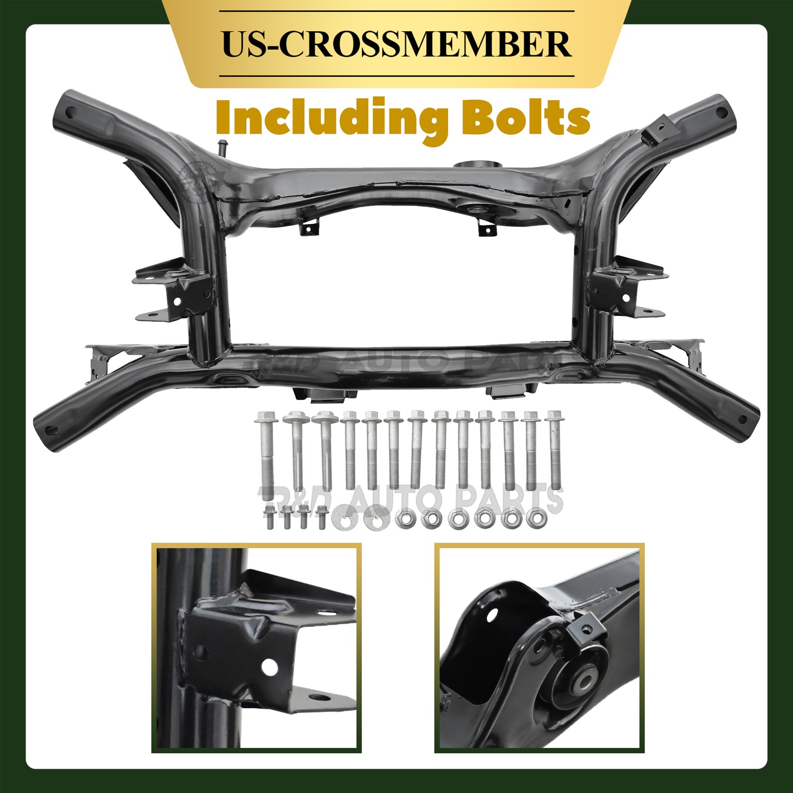 07 08 09 10 11 Rear Frame Crossmember Axle 4WD For Mitsubishi Lancer With Bolts