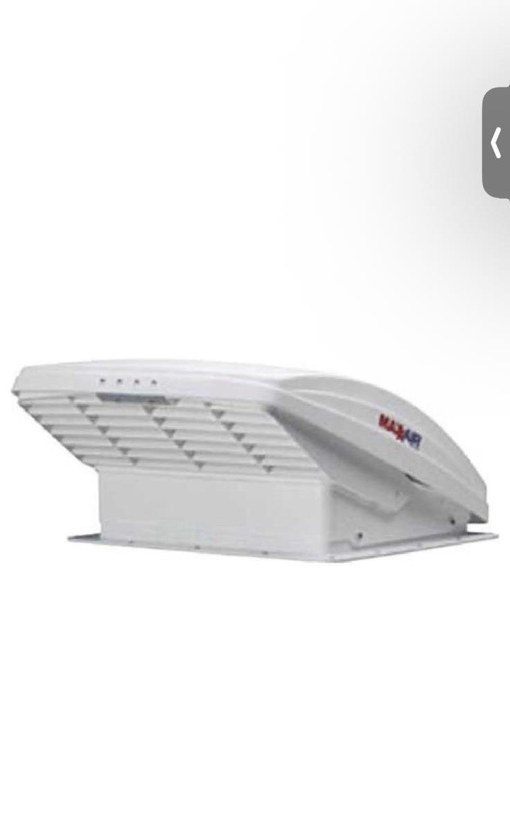 Maxxair 503.1555 00-06200K MaxxFan Ventilador de ventilación con tapa de humo Maxxair 503.1555 00-06200K MaxxFan Ventilador de ventilación con tapa de humo