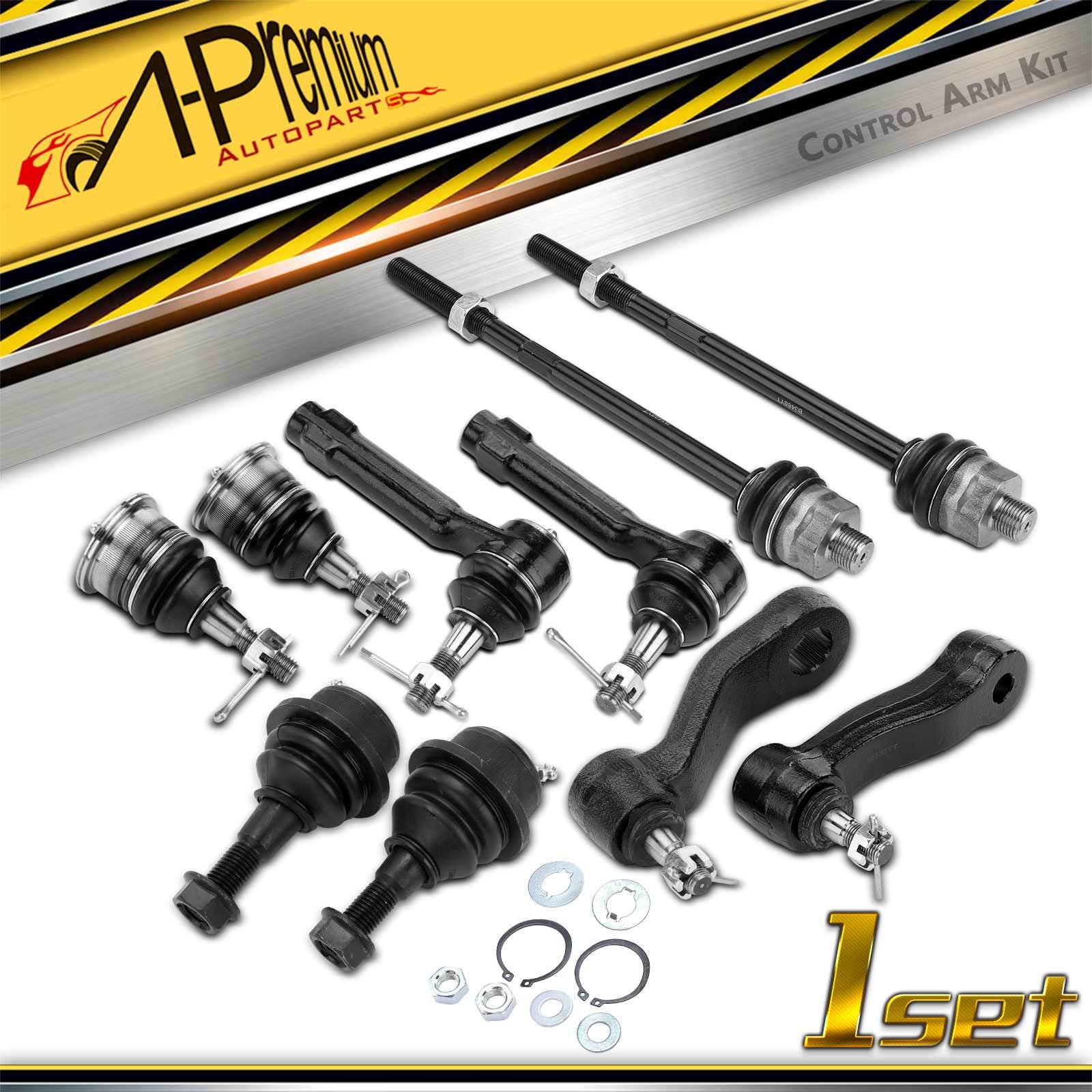 A-Premium 10x Pitman Arm Ball Joint Tie Rod for Chevy Silverado 2500 GMC 4WD