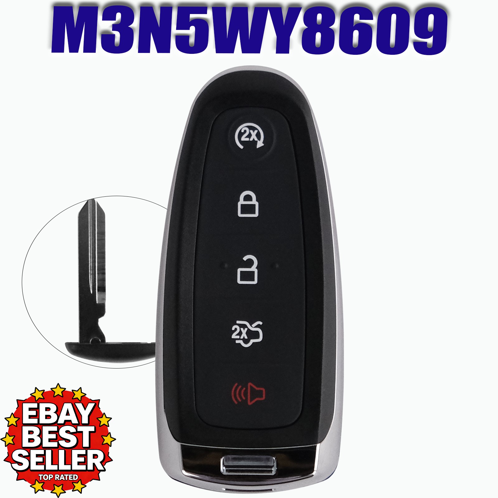 1PC Smart Prox RemoteKey Fob For Ford Explorer Edge2011 2012 2013 2014 2015 ID46 1PC Smart Prox RemoteKey Fob For Ford Explorer Edge2011 2012 2013 2014 2015 ID46