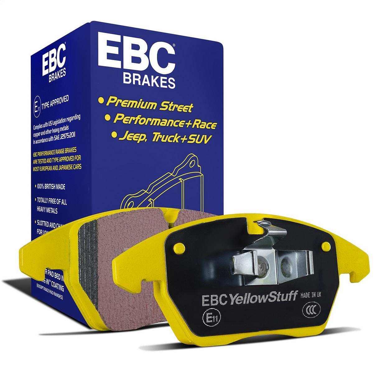 EBC Brakes Front Disc Brake Pad Set for 1999-2000 Panoz AIV Roadster
