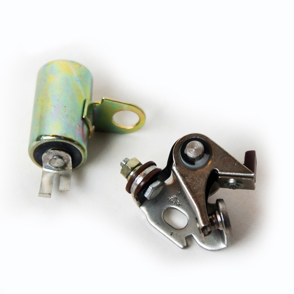 1974-1976 Yamaha Condenser & Contact Points Kit dt175 dt 175 tune up oem breaker 1974-1976 Yamaha Condenser & Contact Points Kit dt175 dt 175 tune up oem breaker