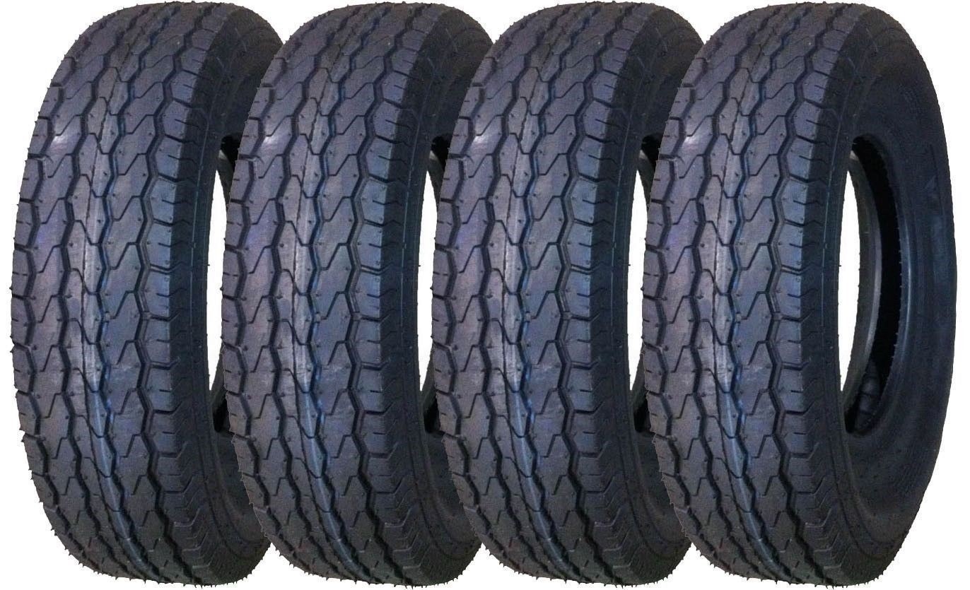 4 New Free Country Trailer Tires ST205/75D14 2057514 14\
