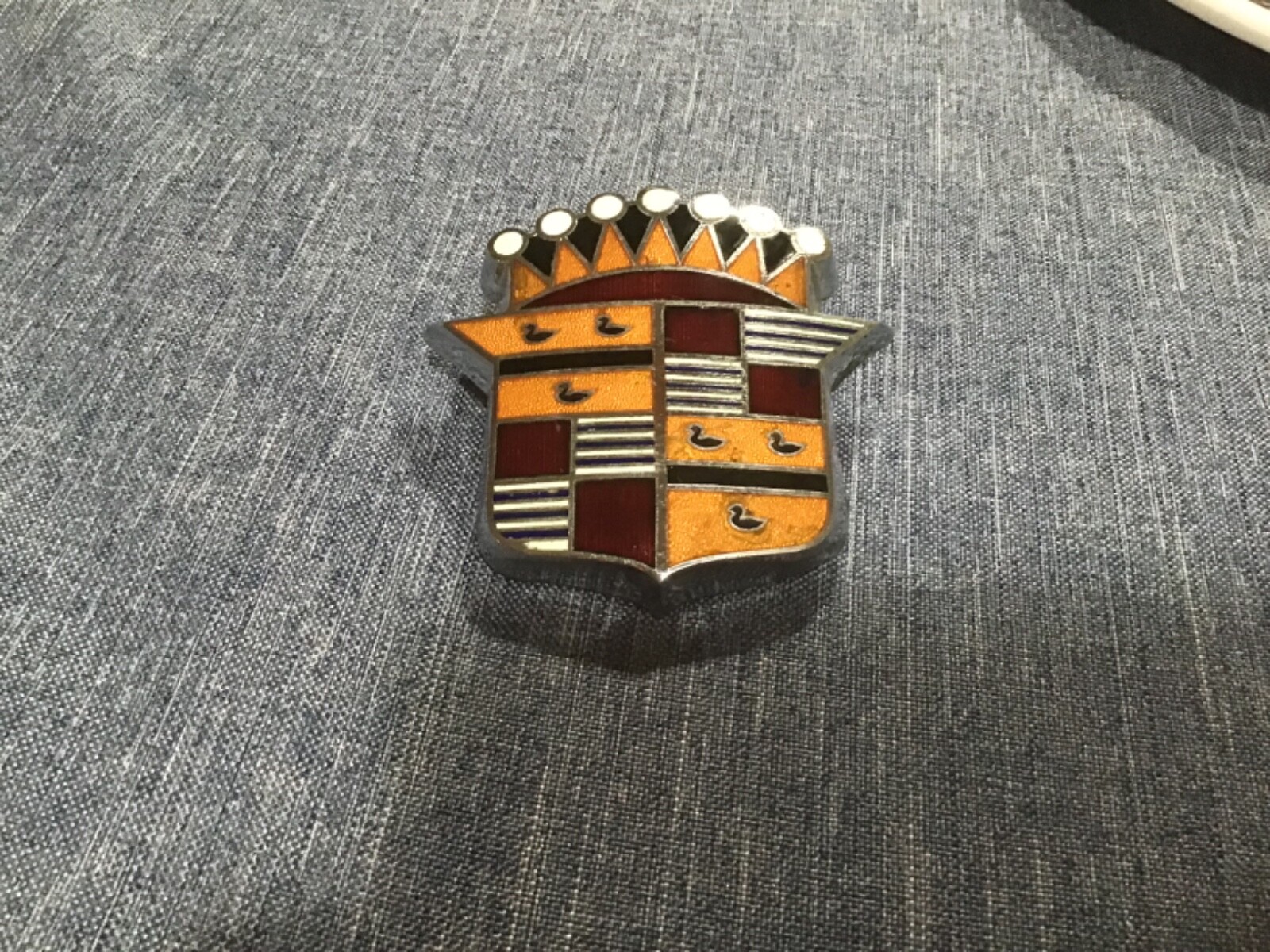 1949 50 Cadillac crest /emblem very nice.