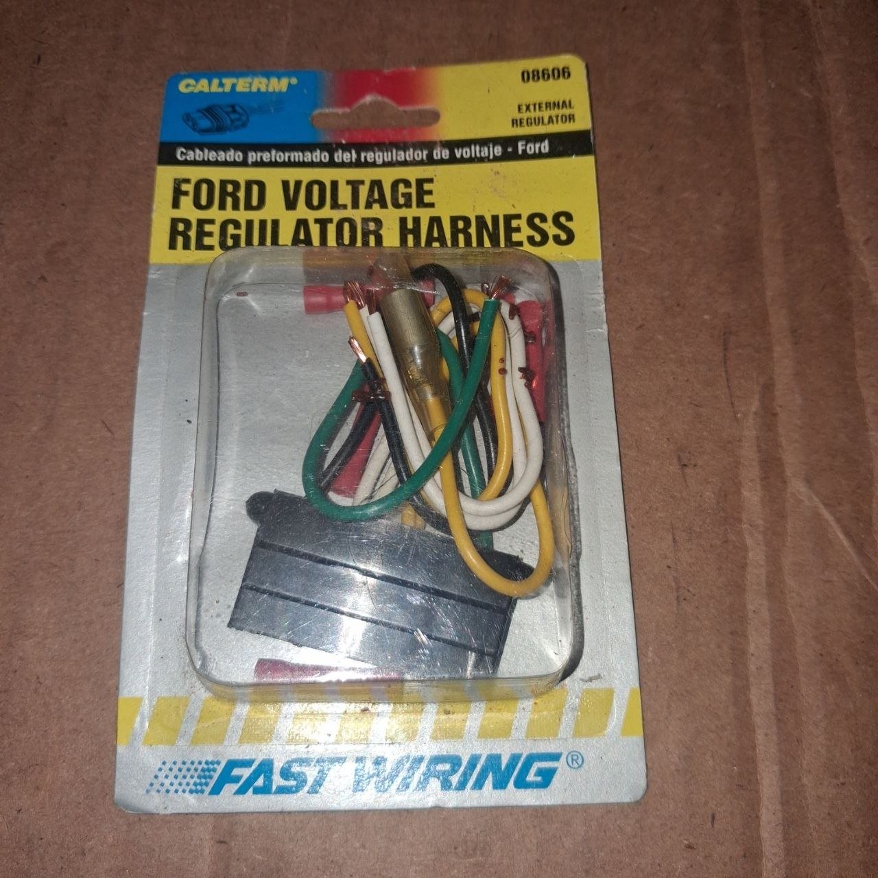 Calterm 08606 Ford External Voltage Regulator Harness Pigtail Wiring NOS