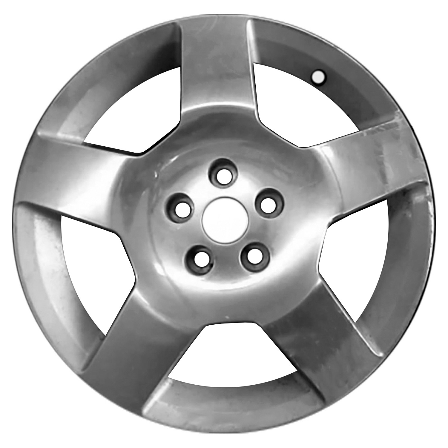 Metallic Polished 5 Spoke 17 x 7 Refurbished Wheel