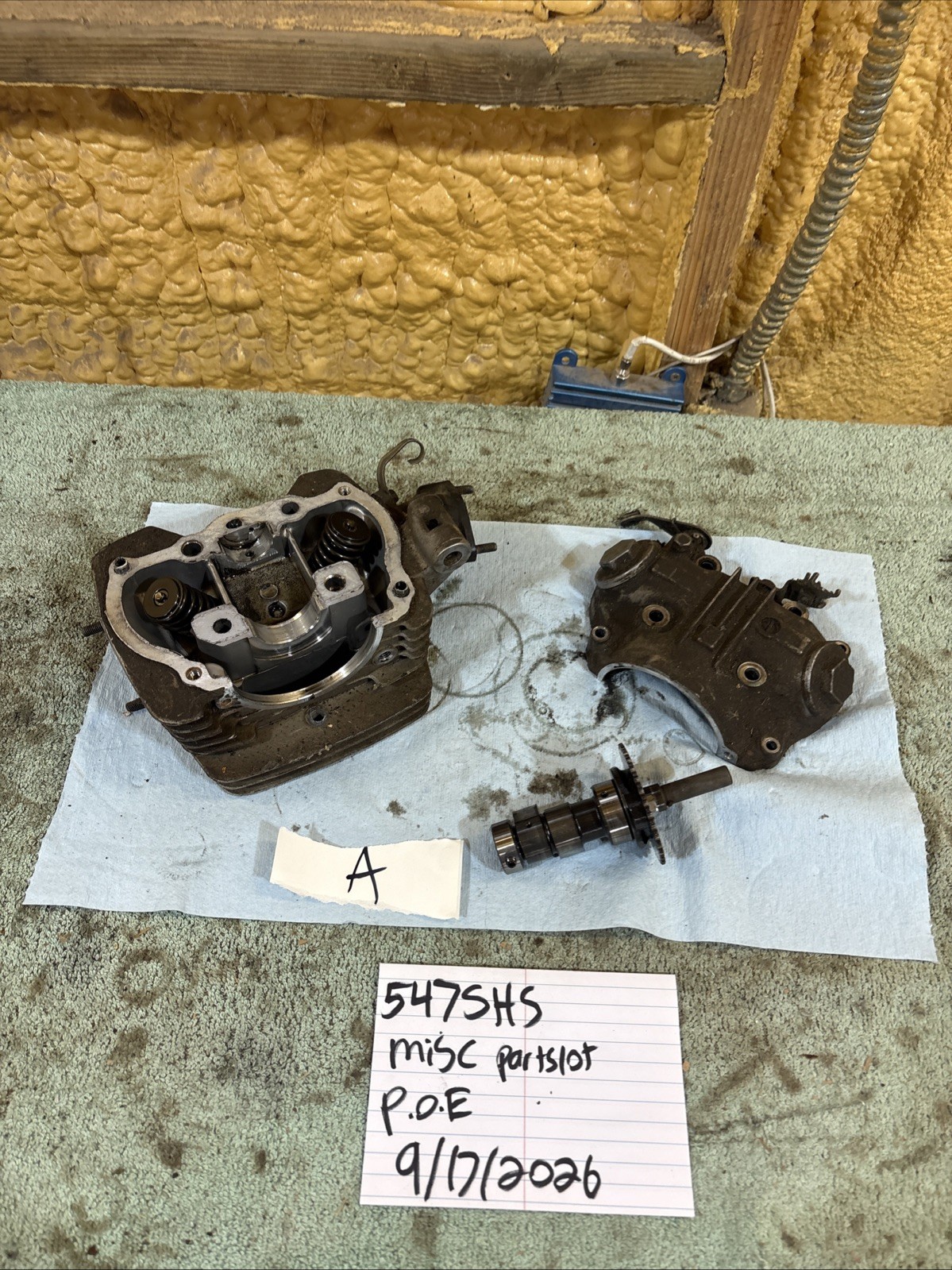 1984 Honda Atc 200 S Cylinder Head Camshaft Assembly 547 1984 Honda Atc 200 S Cylinder Head Camshaft Assembly 547