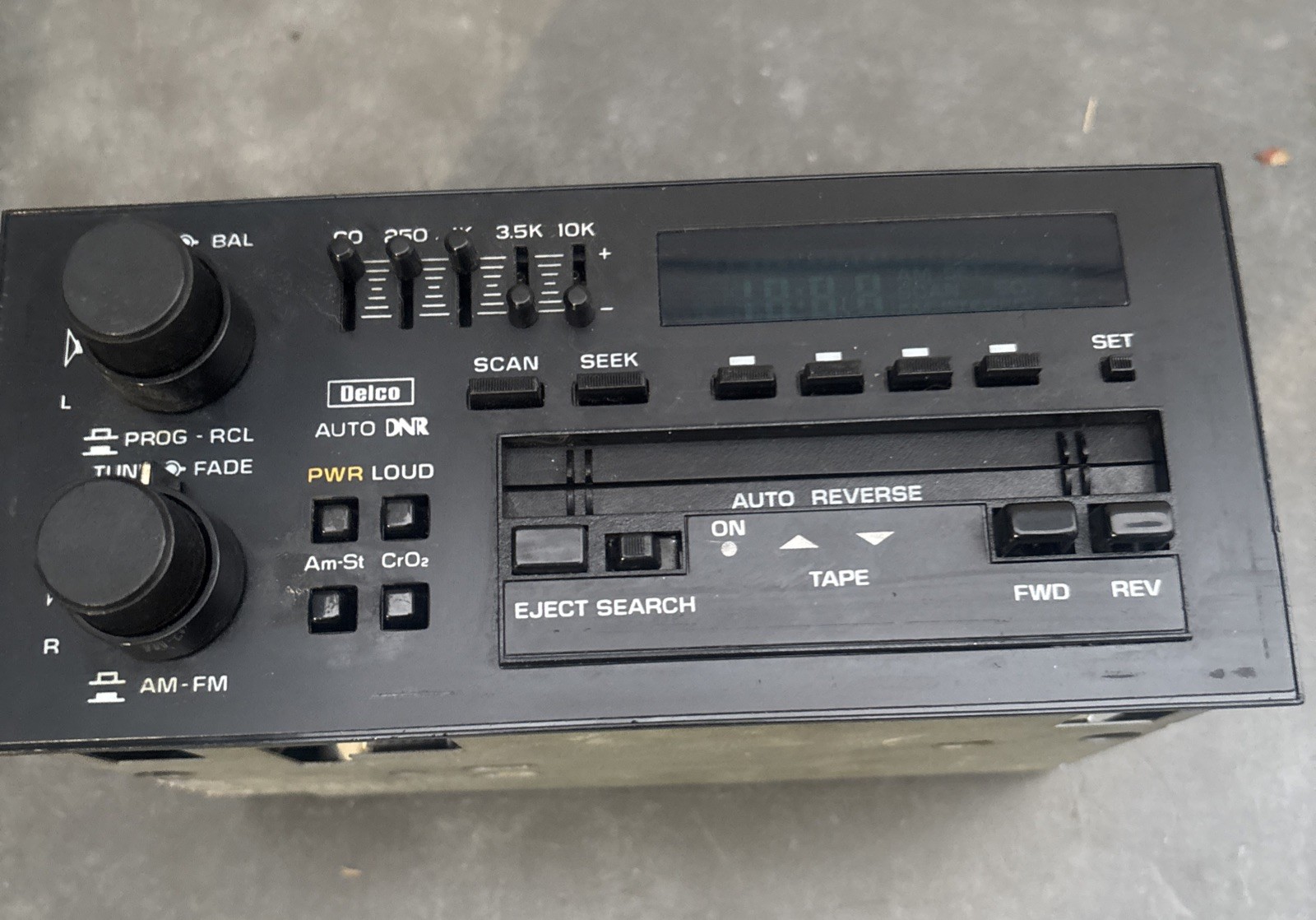 1982-1992 Firebird Camaro IROC Buick GM RARE DELCO Radio CASSETTE EQUALIZER GM 1982-1992 Firebird Camaro IROC Buick GM RARE DELCO Radio CASSETTE EQUALIZER GM