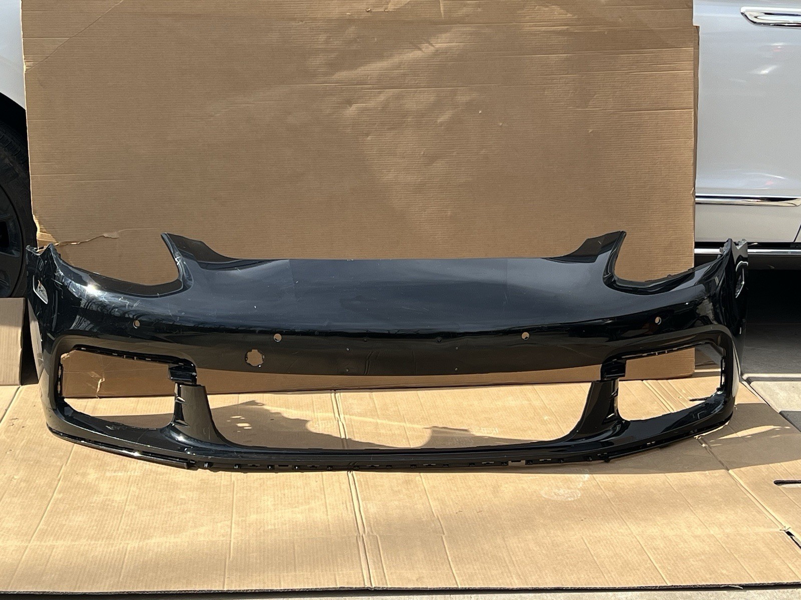 Front Bumper Cover Porsche Panamera w/Sensor Holes 2017 2018 2019 971807221F OEM Front Bumper Cover Porsche Panamera w/Sensor Holes 2017 2018 2019 971807221F OEM