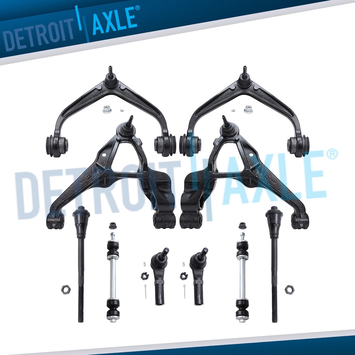 Front Lower Control Arm Suspension Kit for 2011-19 Silverado Sierra 2500 3500 HD