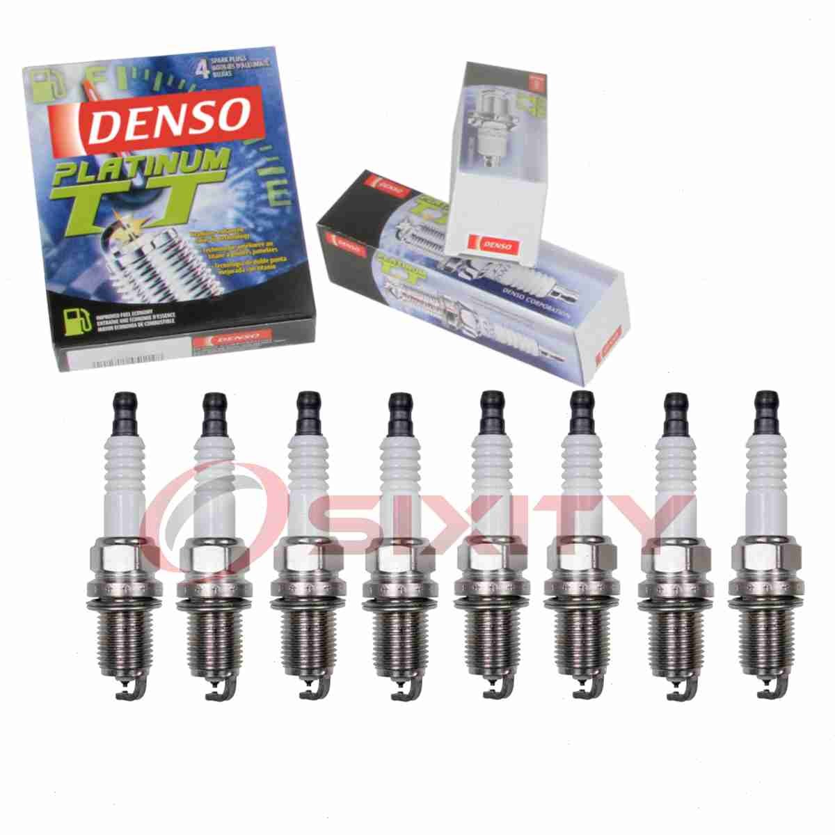 8 pc Denso Platinum TT Spark Plugs for 2001-2009 Toyota Sequoia 4.7L V8 ch 8 pc Denso Platinum TT Spark Plugs for 2001-2009 Toyota Sequoia 4.7L V8 ch