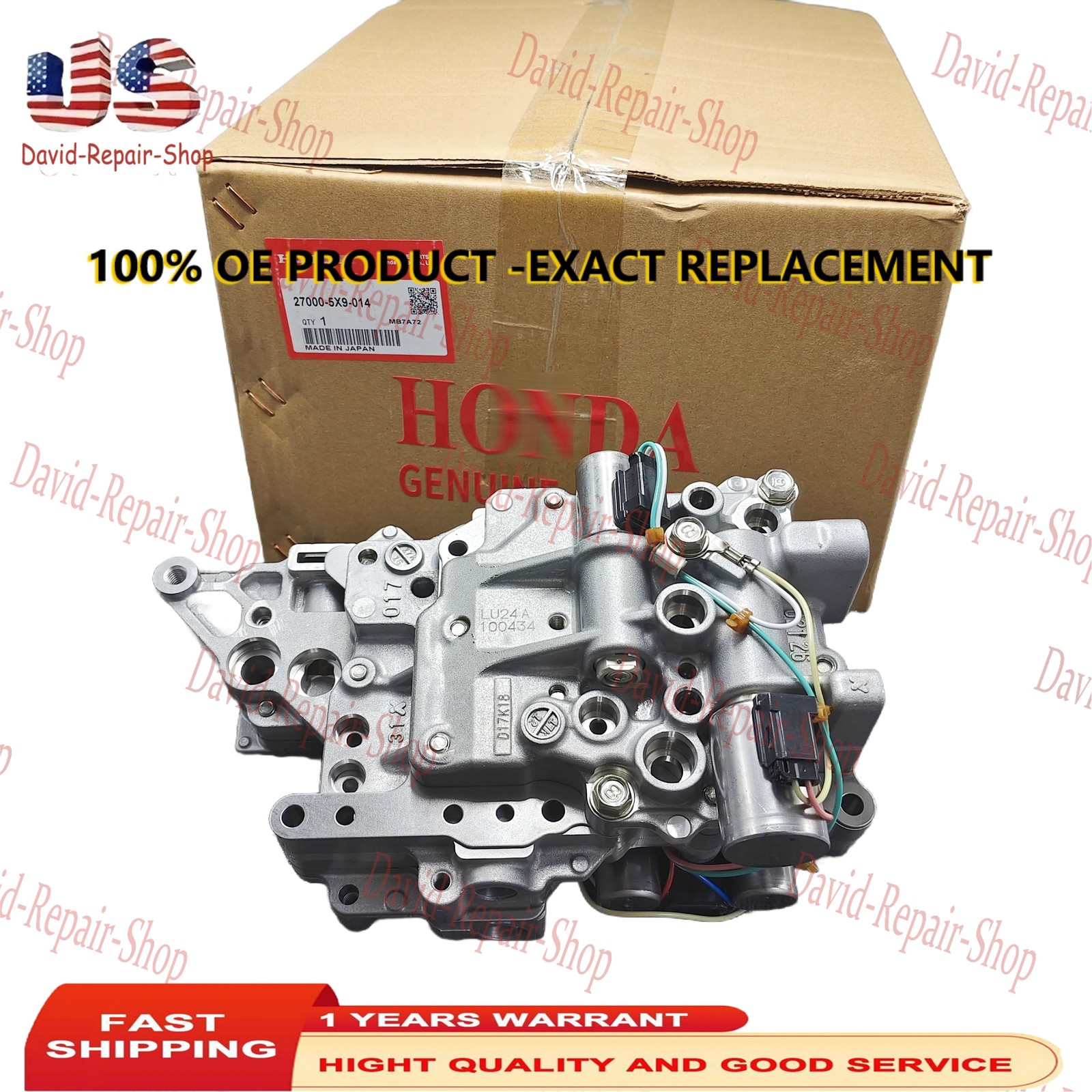 NEW OEM 27000-5X9-014 SURPLUS HONDA CVT Valve Body US For Accord CR-V Civic