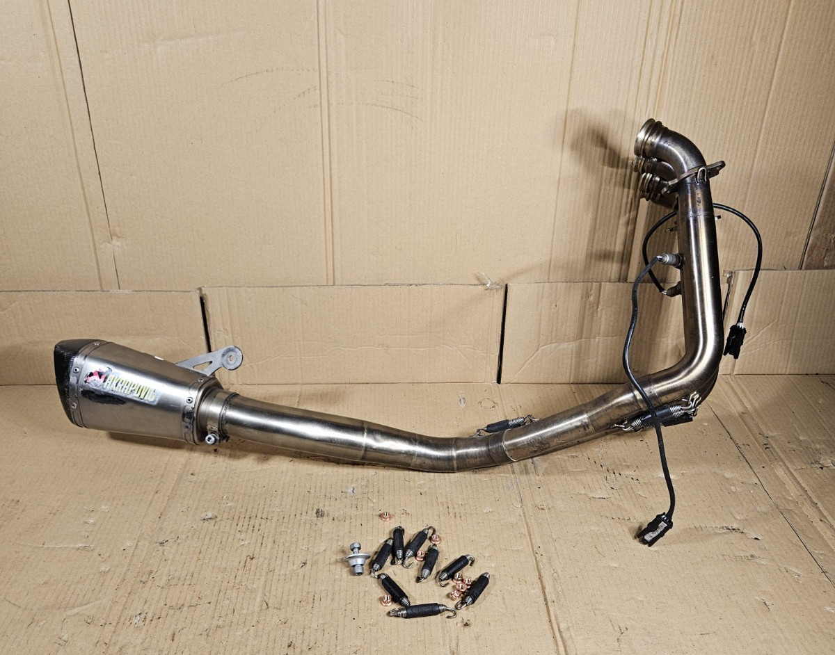 2012 BMW S1000RR Akrapovic Full Exhaust System Headers Slip On Muffler Complete